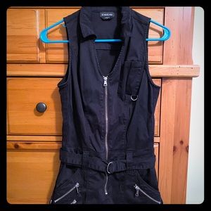 Black one piece romper